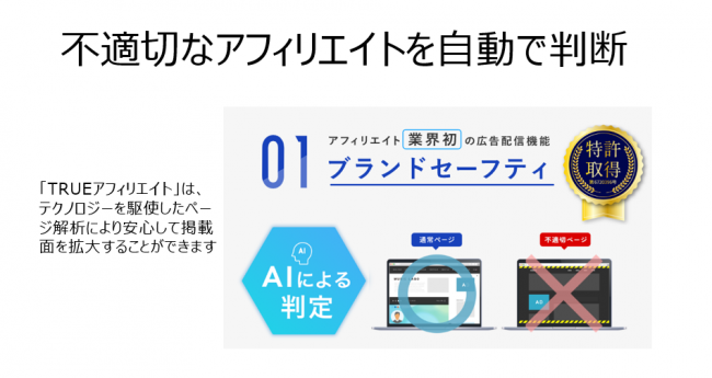 TRUEアフィリエイト概要