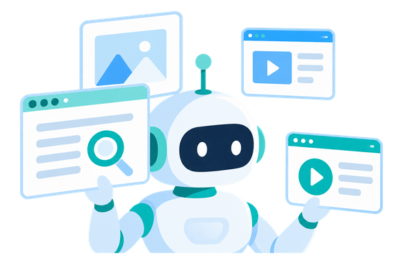 Webページや画像を読み取るAIエージェント